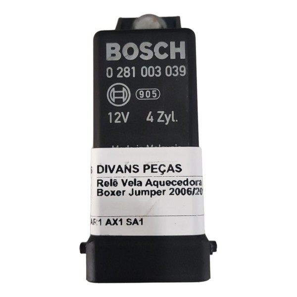 Relê Vela Aquecedora Ducato Boxer Jumper 2006/2017