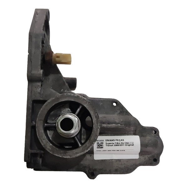 Suporte Filtro De Óleo Ford Transit 2008/2011 Original - Preto