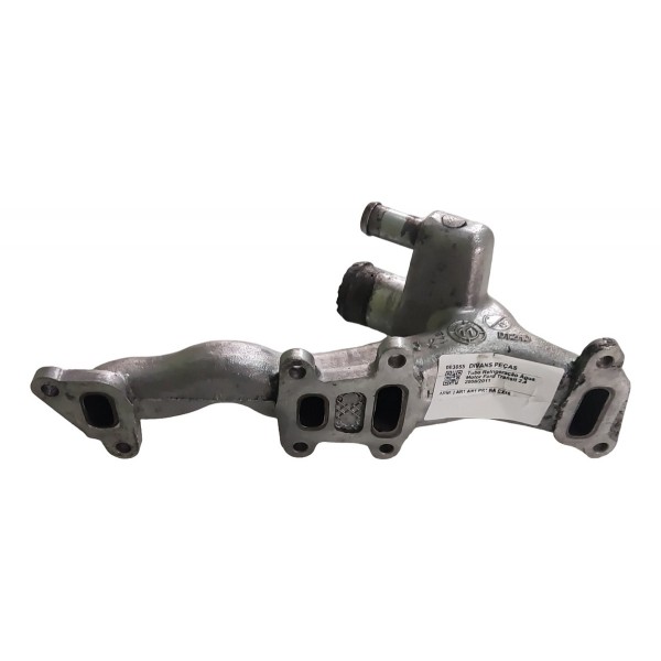 Tubo Refrigeração Água Motor Ford Transit 2.4 2008/2011 - Prateado