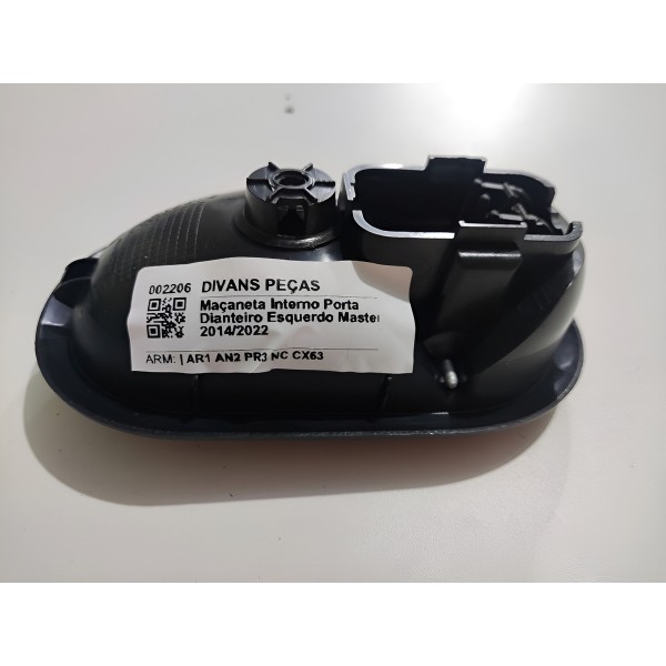 Maçaneta Interno Porta Dianteiro Esquerdo Master 2014/2022 - Preto - Dianteira
