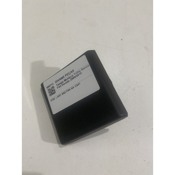 Tampa Moldura Trilho Banco Fiat Ducato 2009/2010 Preto