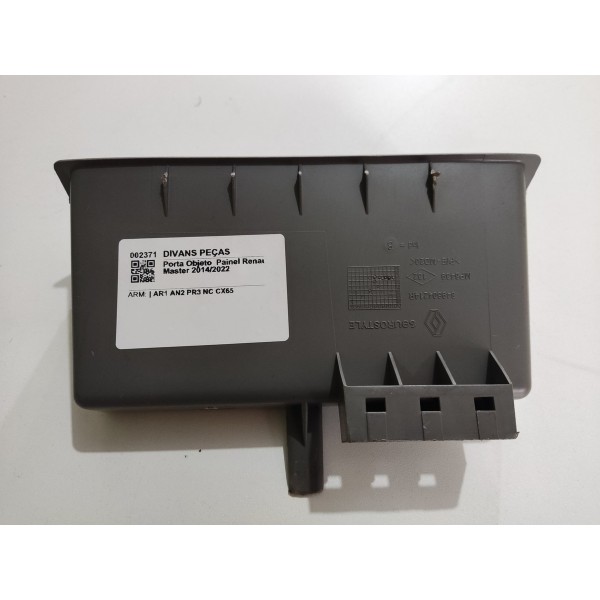 Porta Objeto  Painel Renault Master 2014/2022 Cinza