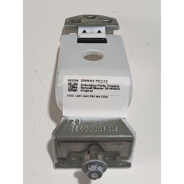 Dobradiça Porta Traseira Renault Master 2014/2022 Original