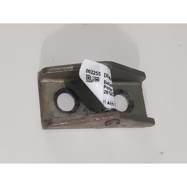 Batente Trinco Inferior Porta Correr Renault Master 2014/22 Prateado