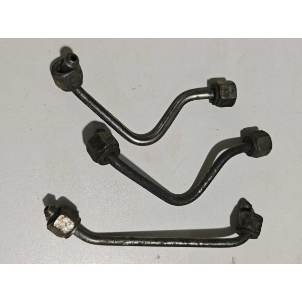 Jogo C/ 03 Tubos Injetores Combustível Transit 2008 A 2012