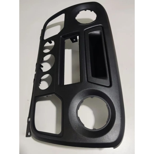 Moldura Painel Central C/ Porta Objetos Master 2013/2021 Cinza